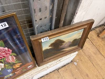 FRAMED VICTORIAN OIL