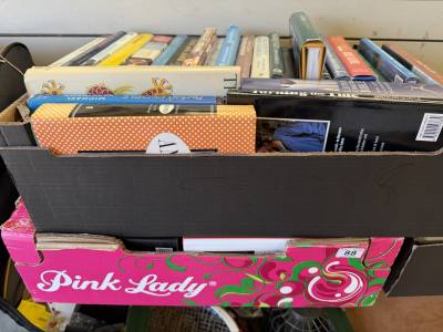 2 X BOXES OF BOOKS