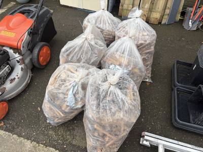 6 X BAGS OF FIREWOOD