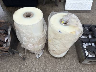 2 X ROLLS OF PLASTIC