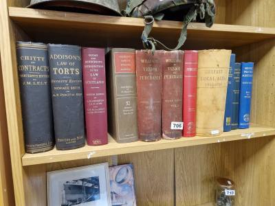 SHELF LOT OF LAW BOOKS
