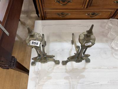 2 X DOG IRONS