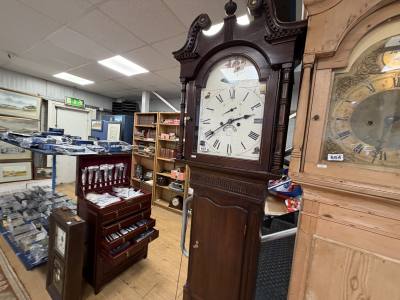 G111 LONGCASE CLOCK "HIGHLANDERS FACE"