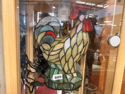 TIFFANY CHICKEN LAMP
