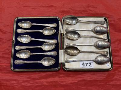 LOT OF SILVER SPOONS (112 GRAMS) + SILVERPLATE