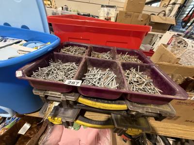 4 X BOXES OF SCREWS + NAILS