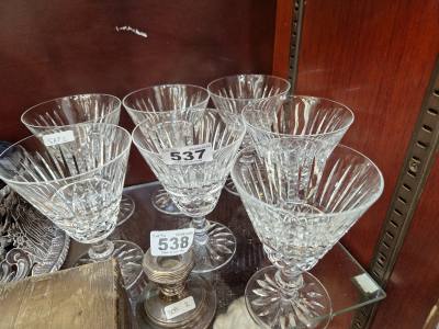 7 X WATERFORD GLASSES