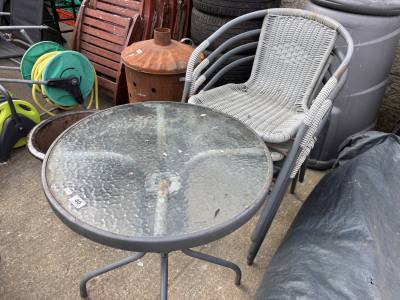 GARDEN TABLE +  4 CHAIRS