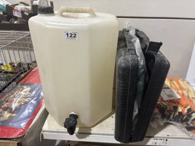 GAS COOKER + CONTAINER
