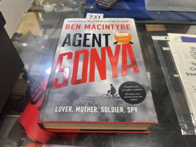 SIGNED "AGENT SONYA" BOOK