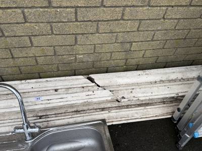 LOT OF WOODEN  CORNICING 