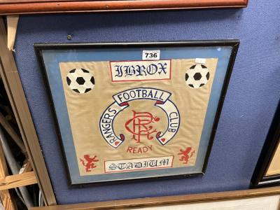 RANGERS FRAMED SILK