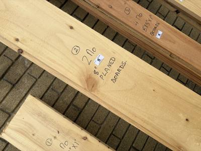 2 X 8" BOARDS