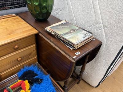 MAHOGANY DROP LEAF TABLE