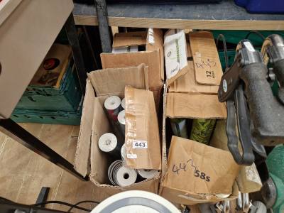 4 X BOXES OF WALLPAPER