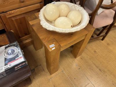 OAK LAMP TABLE 