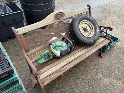 CAST IRON GARDEN BENCH