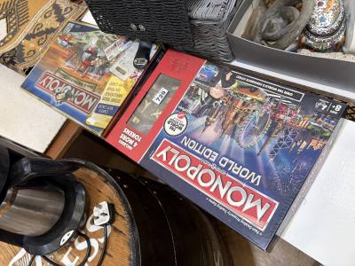 2 X MONOPOLY BOARD GAMES