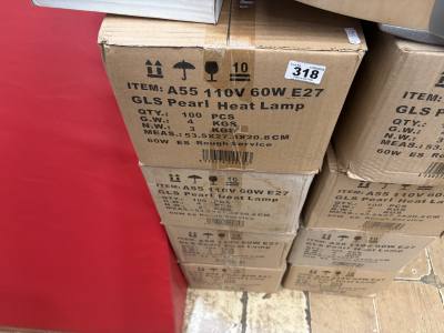 4 X BOXES OF LED BULBS