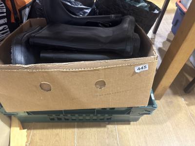 2 X BOXES OF WELLY BOOTS