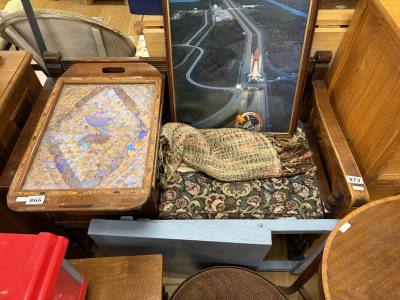 OAK PHONE SEAT