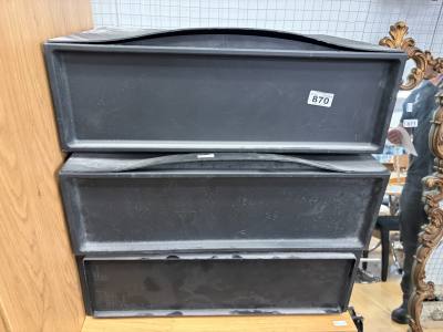3 X SHOES BOXES
