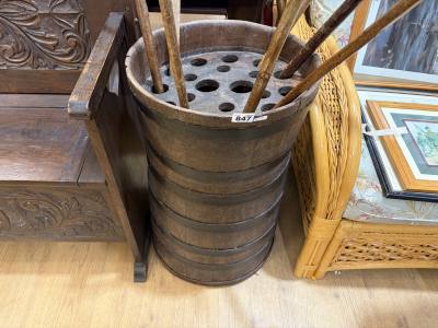 BUTTER CHURN STICK STAND