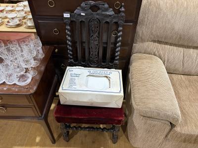 BARLEY TWIST VICTORIAN CHAIR