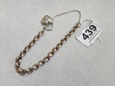 SILVER BELCHER BRACELET + CHARM
