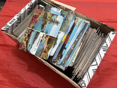 BOX OF POSTCARDS