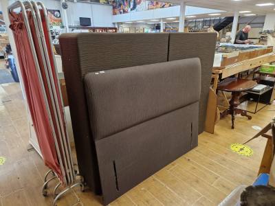 KING SIZE DIVAN BED + HEADBOARD