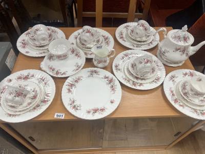 LAVENDER ROSE TEA SET