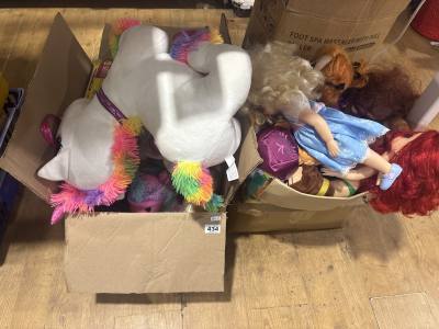 4 X BOXES OF TOYS