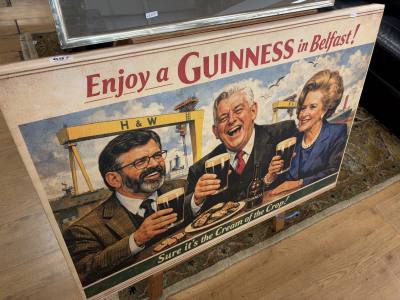 NOVELTY BELFAST GUINNESS PRINT