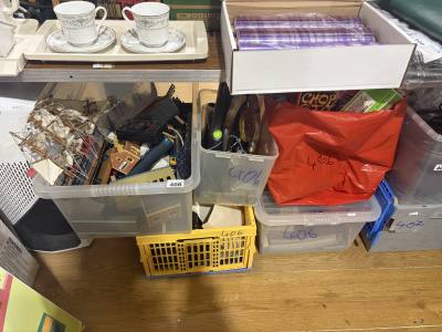 5 X BOX LOTS OF GAMES ETC