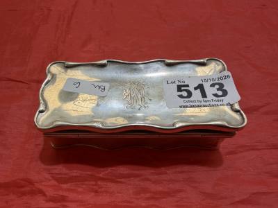 BIRMINGHAM SILVER BOX