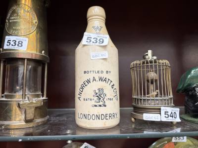 STONEWARE WATT + CO LONDONDERRY BOTTLE