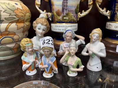 6 X GERMAN PIN CUSHIONS 