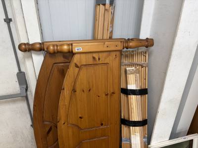 PINE DOUBLE BED FRAME
