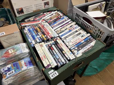 BOX OF DVDS
