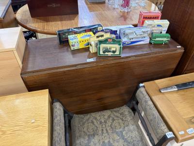 MAHOGANY DROP LEAF TABLE