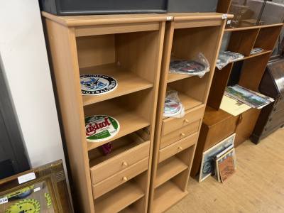 PAIR OF BOOKCASES