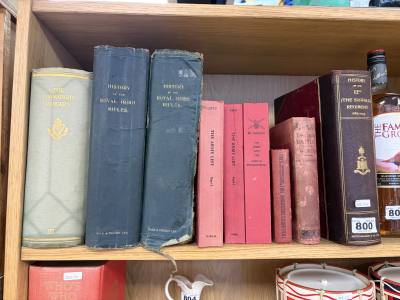 LOT OF IRISH REGIMENTS + ARMY BOOKS