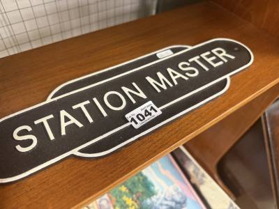 STATION MASTER SIGN