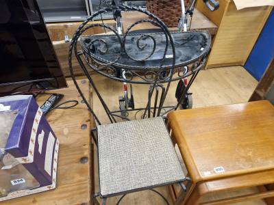 WI HALL TABLE + CHAIR