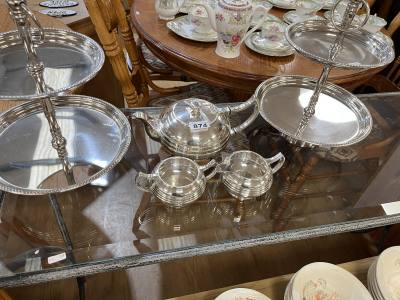 LOT OF SILVER PLATE