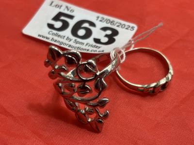 2 SILVER RINGS