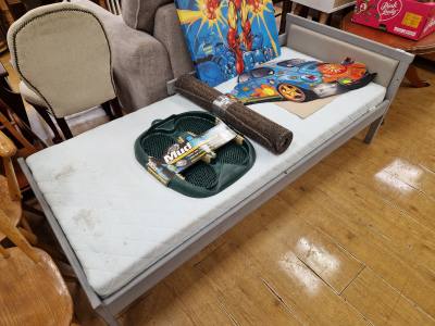 COT BED + MATTRESS