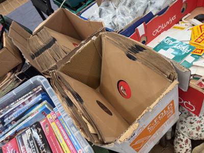 2 X BOXES OF 40'S - 60'S DANCE 78S RECORDS