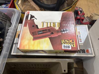 NEW BLACK + DECKER PLANER + POWER DEVIL DRILL